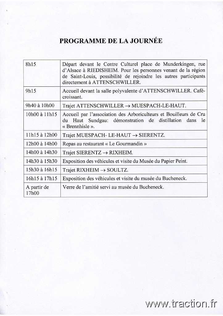 20080921 0 CVAAM 02.jpg - 21/09/2008 - CLUB DE VƒHICULES ANCIENS D'ALSACE-MULHOUSE - CVAAM25�mes JOURNƒES EUROPƒENNES DU PATRIMOINEProgramme de la journŽe